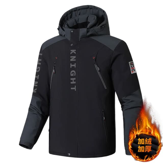 2026 Men's Winter Jacket Hooded Fleece Warm Parka Men Plus Size Coat Male Big Large Size Outerwear 9XL Windbreak Autumn Anorak