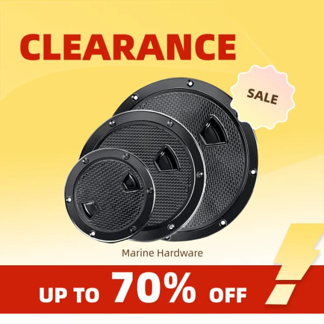 Clearance_Boat Accessories Boat Hatch 4" 6" 8" ABS  Round Non Slip Inspection Hatch w/Detachable Cover for Marine Boat Yacht_Con