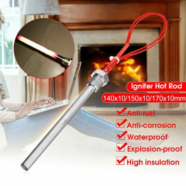 300W / 350W 220V Lgniter Hot Rod Wood Pellet Heating Tube  Stainless Steel Anti-rust Fireplace Grill Stove Part