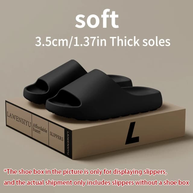 EVA Anti-Slip Men's Slippers Home Thick Bottom Slippers Comfortable Lightweight Indoor Outdoor House Slippers