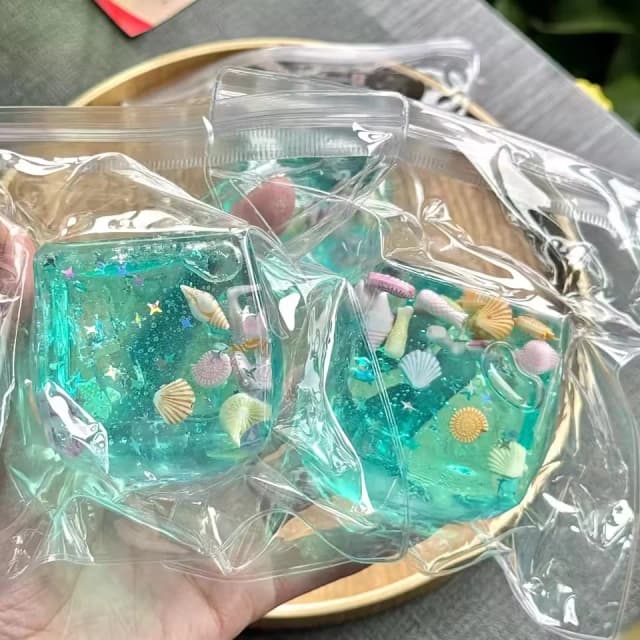 Adult Squishy Ocean Stress Balls Autism Sensory Toys for Stress And Anxiety Relief Maltose Water Ball Fidget Toys Bulk Gift