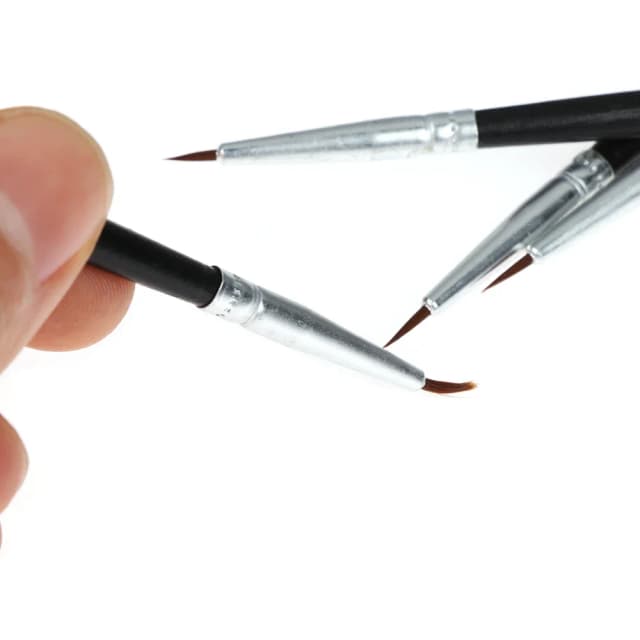 10pcs Fine Line Art Pens - 0.7/1.1/1.5mm Thin Hook Nylon Brushes for Hand Painting, Acrylic & Drawing Supplies