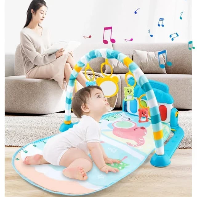 0-36 Months Baby Activity Gym Rack Newborn Musical Piano Keyboard Crawling Blanket Pedal Play Mat Early EducationToy Gifts