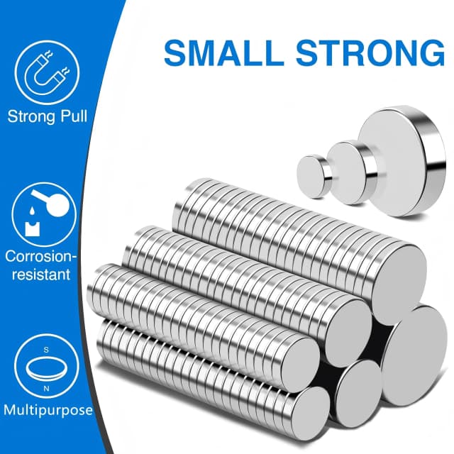 Super Powerful Magnets Strong Disc Magnets for Fridge, DIY, Building, Scientific, Craft,Refrigerator Magnet, 5x2 8x2 10x2 10x3