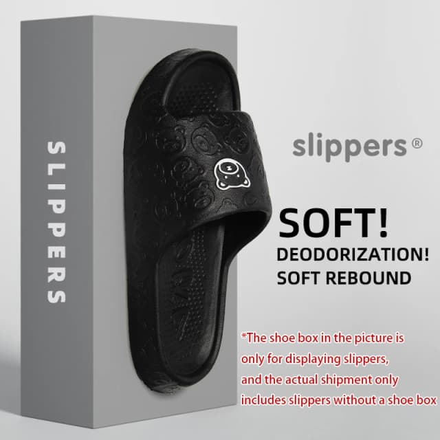 Summer Home Use EVA Slippers for Women Cute Cartoon Design Indoor Comfortable Slip-On Shoes